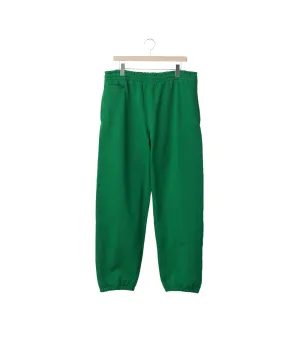 UNITWISTED YARN SWEAT PANTS "GREEN"