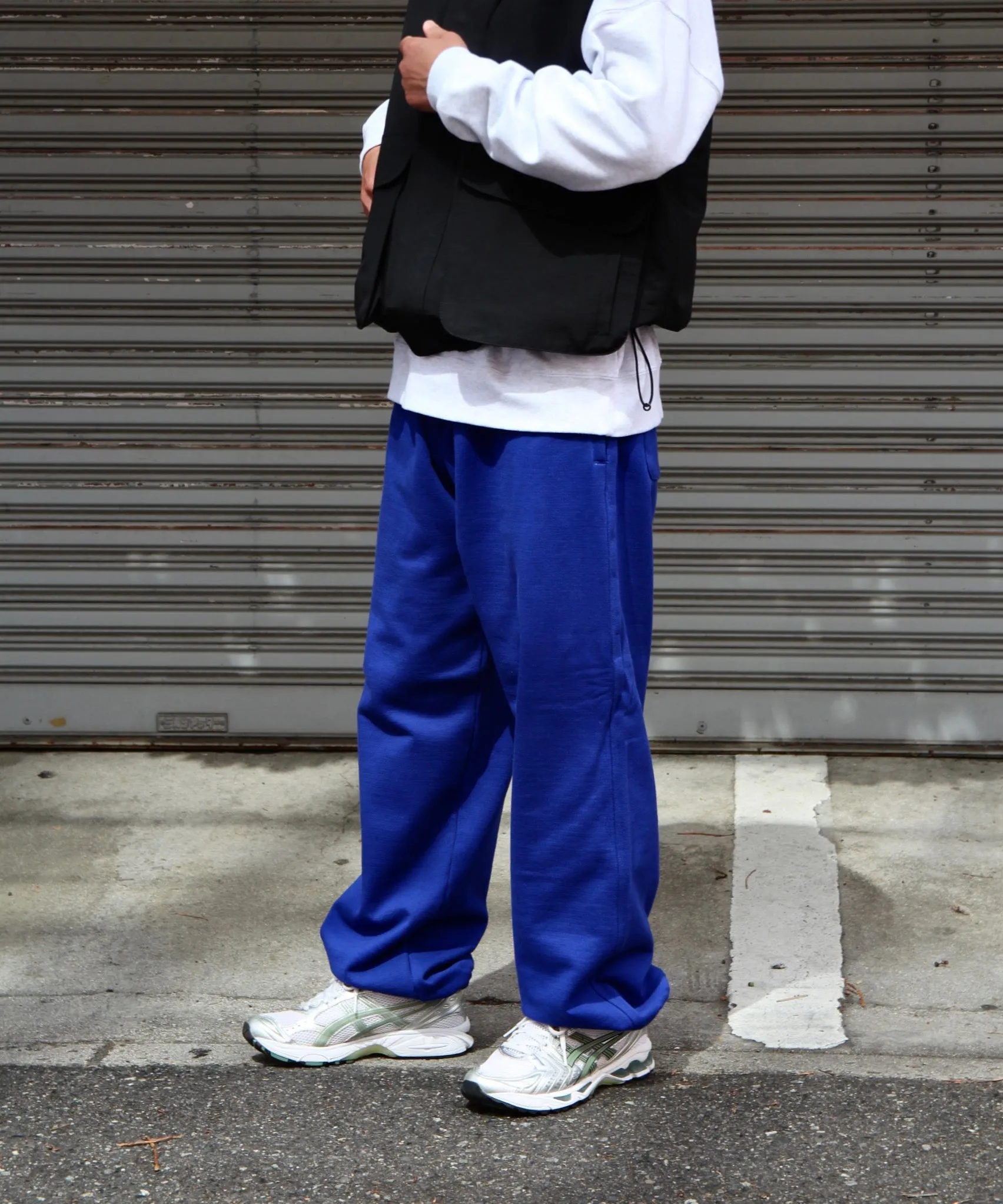 UNITWISTED YARN SWEAT PANTS "GREEN"